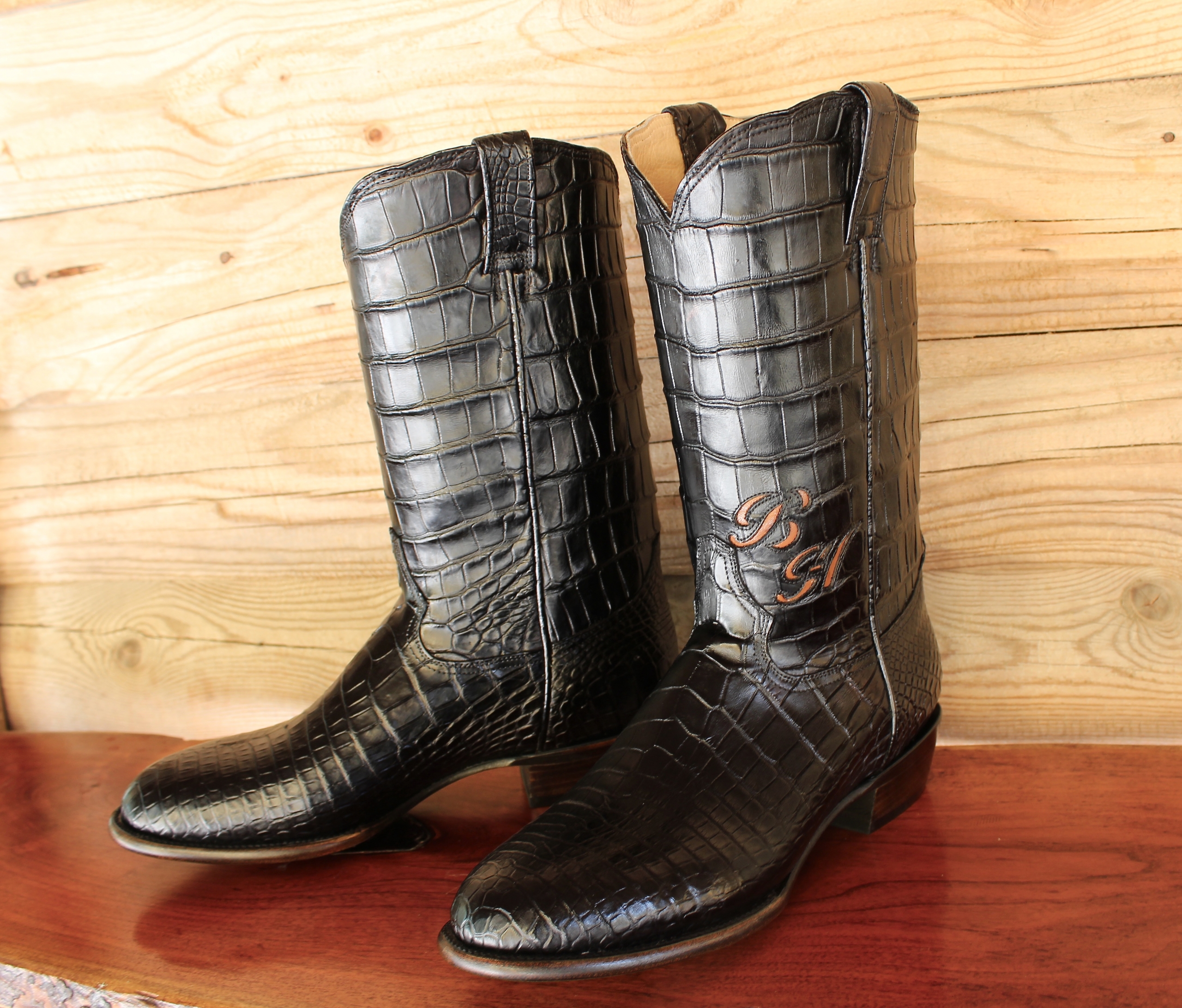 Linama Handmade Full American Alligator – Linama Boots